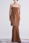 OUDE WAAG Washing Denim Fish Tail Skirt OW-23SS-SK04 reddish brown